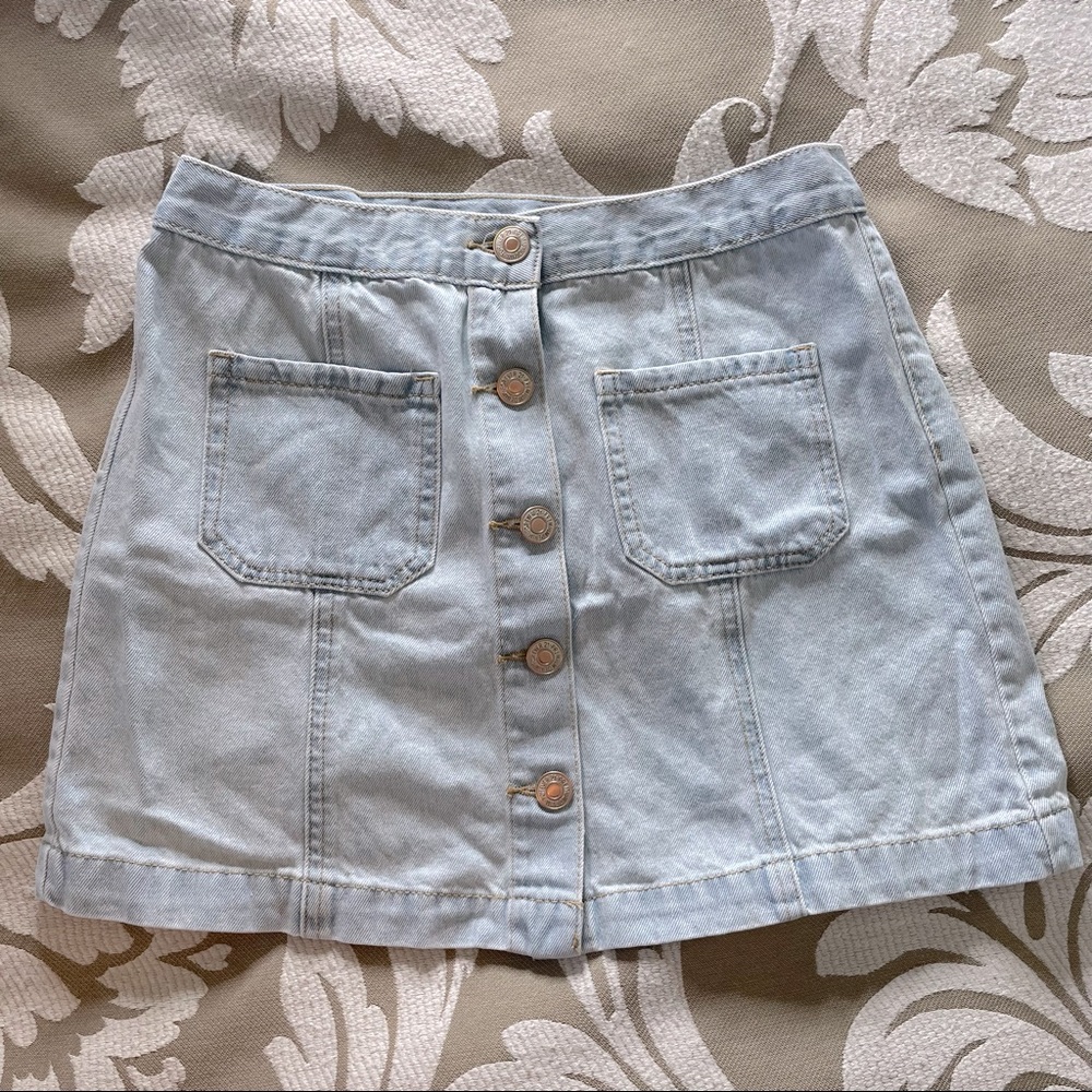 Denim Mini Skirt Forever 21 Size 27 waist